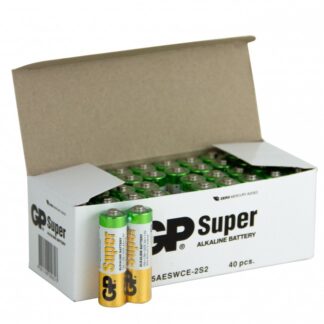 GP AA-batterier Super Alkaline, 40-pack, 15AL/R6